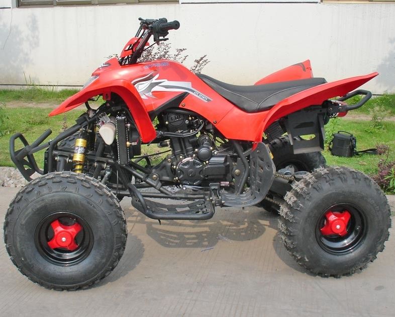 Красные 250КК внедорожники АТВ 8