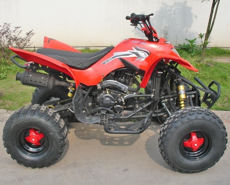 Красные 250КК внедорожники АТВ 8