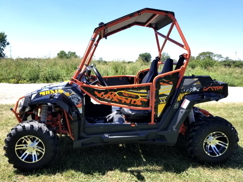 Тележка гольфа газа внедорожника UTV 170 Макс с таможней автошин лобового стекла слишком большой снабжает ободком/подвес