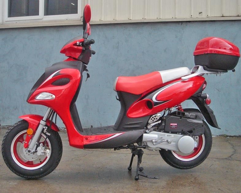 самокат колеса 150кк 2 с двигателем 12